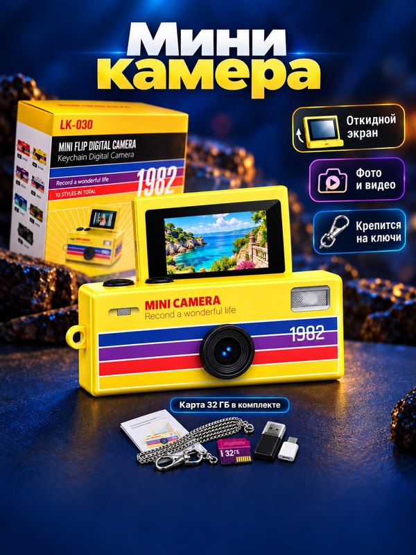 Фото для карточки товара, созданное нейросетью: тёмный фон, премиум
